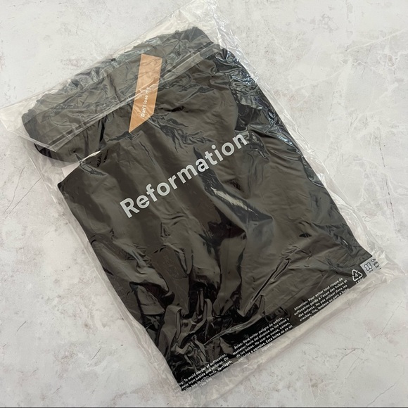 NWT Reformation Maui Linen Dress Medium - Picture 4 of 5